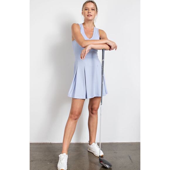 Rae Mode Athletic Dress in Pastel Blue Size Large - Picture 1 of 7